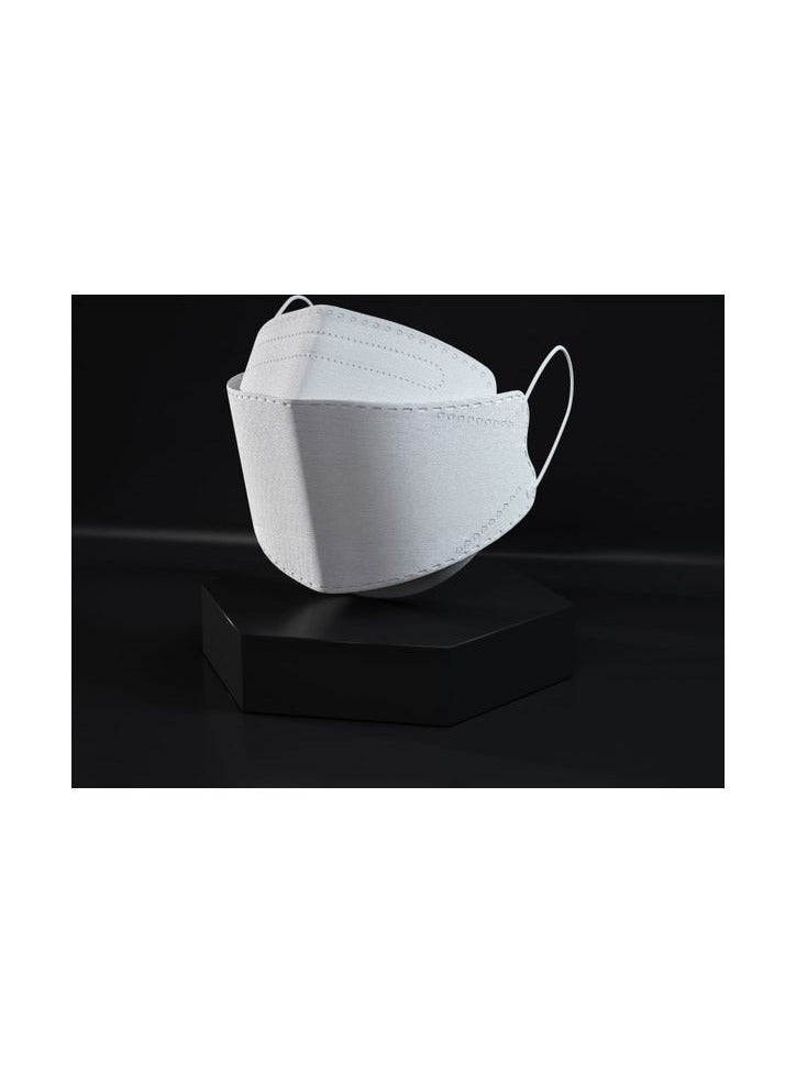 ميد ون 50 قطعة من كمامات الوجه الواقية KF94 للبالغين، لون أبيض - Image 2